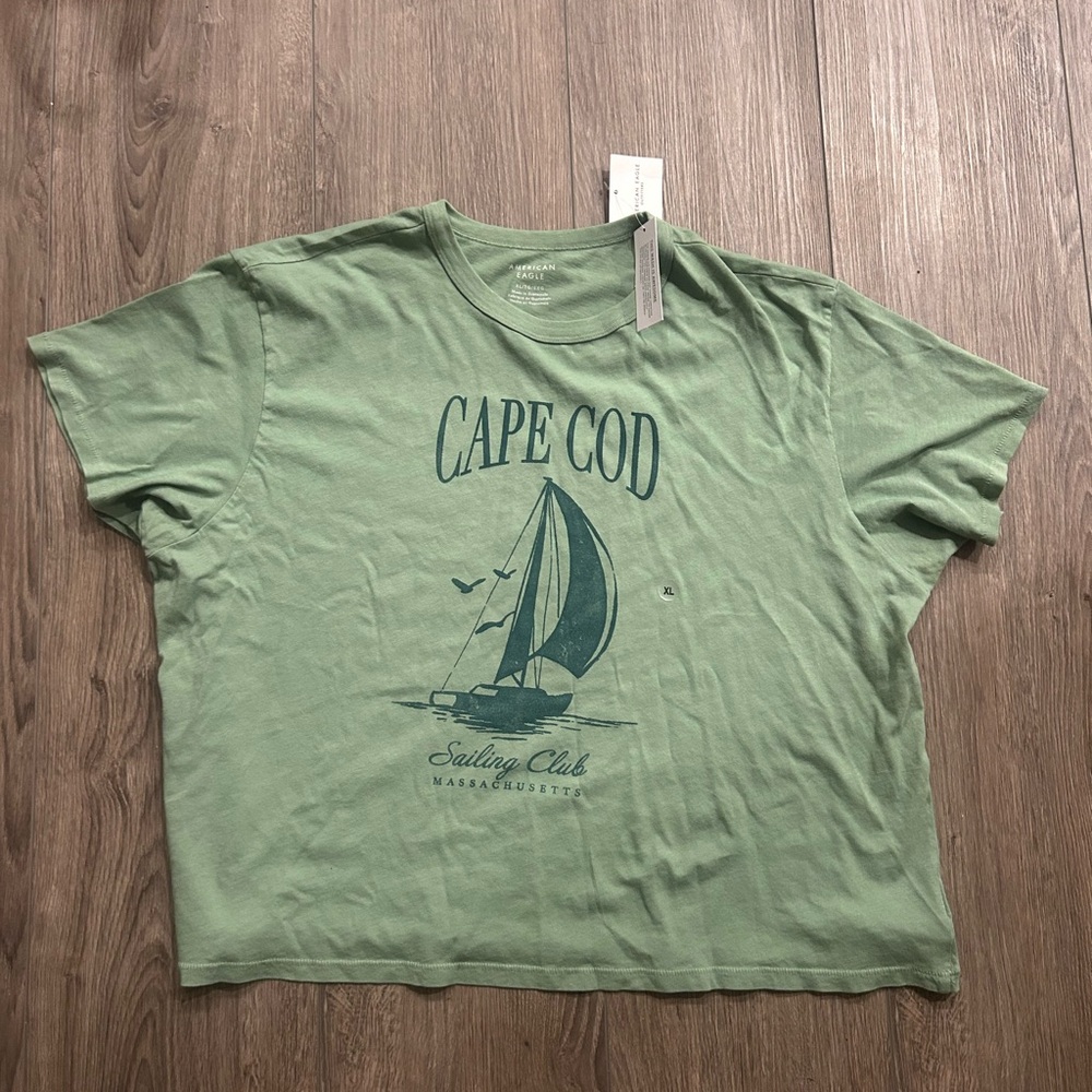 AE NWT Sage Green Cape Cod Women’s T-Shirt